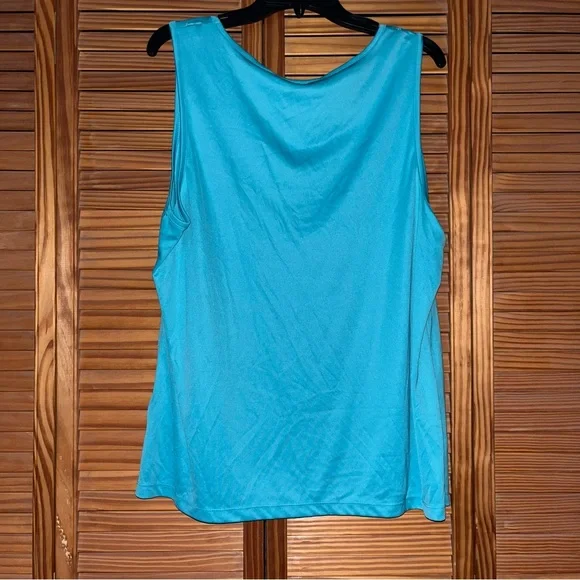 Sag Harbor Woman Tank Top with Open Front Blouse‎ Size 1X - Picture 3 of 14